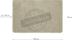 Tapis ultra doux My Rug 120 x 80 cm (Pierre)