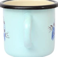 Tasse en émail coloré Décors (40 cl)