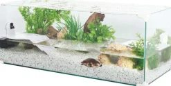 Terrarium pour tortue aquatique Karapas pro 120 litres (Blanc)