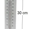 Thermomètre en médium contemporain (Gris - 30 cm)