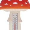Thermomètre en résine Amanite