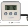 Thermomètre à sonde et minuteur électronique (Taupe)