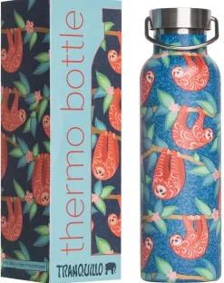 Thermos inox coloré paresseux 600 ml