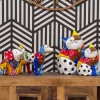Tirelire en dolomite peinture multicolore (Chien)