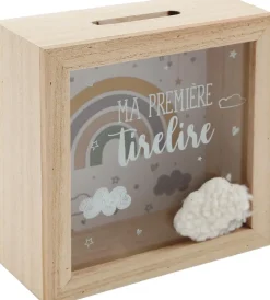 Tirelire enfant arc en ciel ma 1ere tirelire