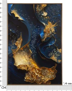 Toile décorative avec cadre Andromeda 60 x 4 x 90 cm (Modèle 2)