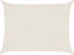 Toile d'ombrage rectangulaire 4 x 3 mètres (Blanc Gardena)