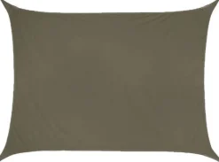 Toile d'ombrage rectangulaire 4 x 3 mètres (Kaki)