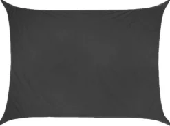 Toile d'ombrage rectangulaire 4 x 3 mètres (Gris)