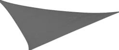 Toile d'ombrage triangulaire 5 mètres (Gris)