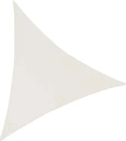 Toile d'ombrage triangulaire 3 mètres (Blanc gardenia)