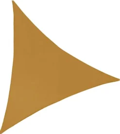 Toile d'ombrage triangulaire 3 mètres (Ocre)