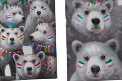Toiles ours apaches 50 x 70 cm (Lot de 2)