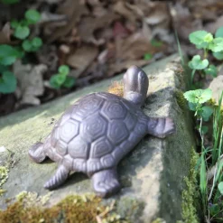 Tortue décorative en fonte (19,3 x 15,2 cm)