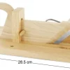 Trancheuse à charcuterie en bois