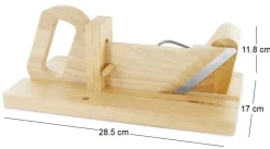 Trancheuse à charcuterie en bois