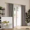 Tringle à rideaux double en acier laiton Cappa (Longueur réglable de 91 à 168 cm)