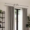 Tringle à rideaux nickel Cappa 305 à 457 cm (Double)