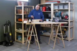 Tréteau en pin 1m de hauteur section 50x23 mm