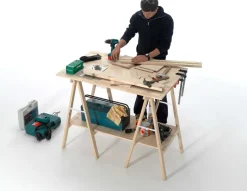 Tréteau en pin 1m de hauteur section 50x23 mm
