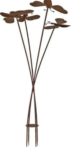 Tuteur à planter en fer abeilles 65 x 12 4cm