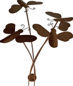 Tuteur à planter en fer abeilles 65 x 12 4cm