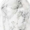 Vase effet marbre Marble extra 9 x 10 cm (Blanc)