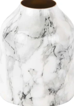 Vase effet marbre Marble extra 9 x 10 cm (Blanc)
