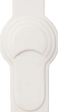 Vase en céramique Art circles 23 cm (Ivoire)