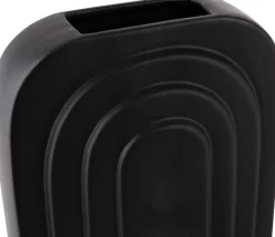 Vase en céramique noir Arc (Grand modèle)