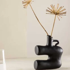 Vase en grès Dity (Noir)