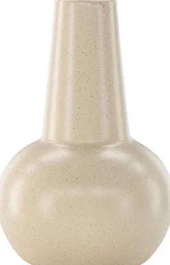 Vase en grès Lane (Beige et noir)