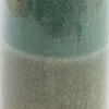 Vase en grès vert 28 x 9.5 cm