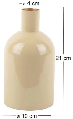 Vase en méral Ivy bottle (Marron latte)