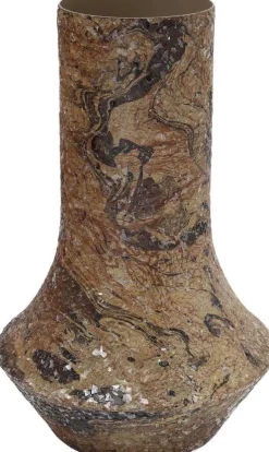 Vase en métal Mosaic Marble (Marron)