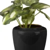 Vase en métal Plant 20 x 25 cm (Noir)