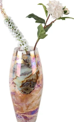 Vase en verre Melange Cone (Marron)