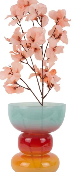 Vase en verre Summer Vibes (Taille 2 : 18 x 20,5 cm)