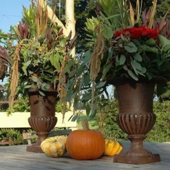 Vase Médicis en fonte (Hauteur 20 cm)