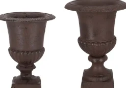 Vase Médicis en fonte (Lot de 2)