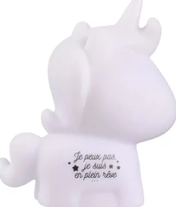 Veilleuse licorne éclairage rose Kids