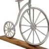 Velo vintage à poser en aluminium et manguier
