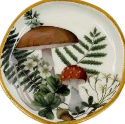 Vide poche en métal 15 cm Champignons