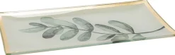 Vide poche en verre Feuille