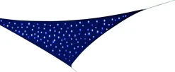 Voile d'ombrage avec leds intégrées Ciel étoilé (Triangulaire 3.6 m)